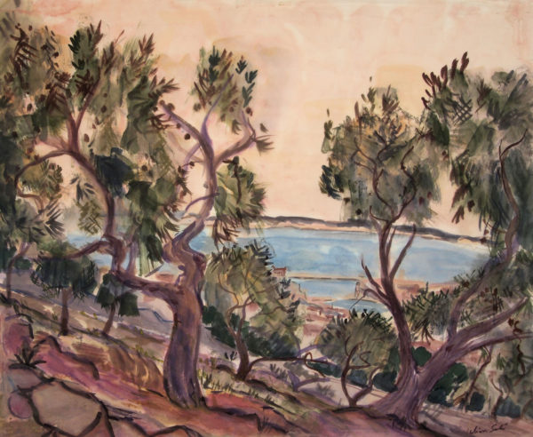 aquarelle gouahce marseille cezanne